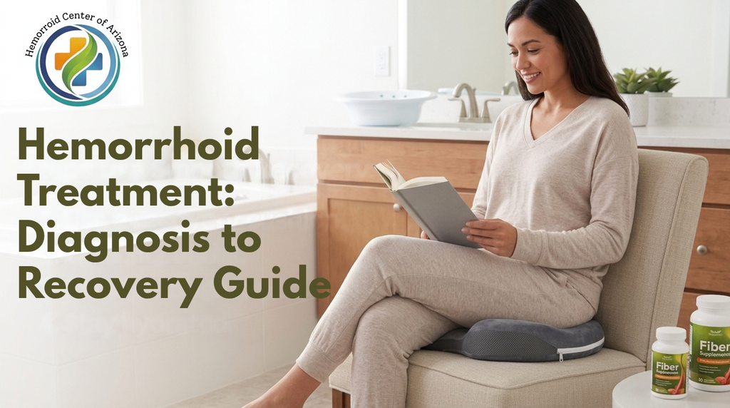 Hemorrhoid Treatment: Diagnosis to Recovery Guide - Cover Image